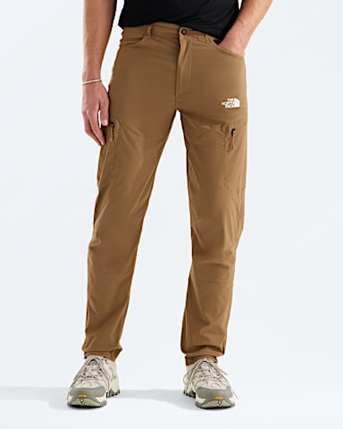 Mens Exploration Reg Tapered Pants TNF Utility Brown Main