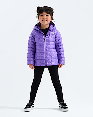 Kids THERMOBALL Hooded Jacket TNF Elevation Purple HERO2