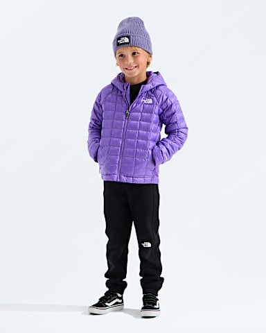 Kids THERMOBALL Hooded Jacket TNF Elevation Purple HERO3