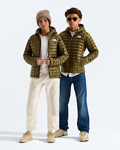 Boys  Girls THERMOBALL Hooded Jacket TNF Caraway Seed Main