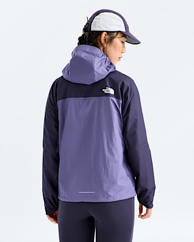 Manteau impermable Ridgelite pour femmes TNF Crepuscule InfiniPrune Broyee BACK