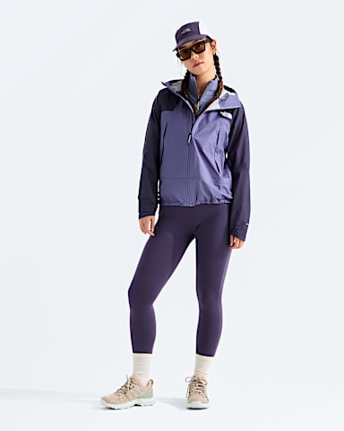 Manteau impermable Ridgelite pour femmes TNF Crepuscule InfiniPrune Broyee HERO2