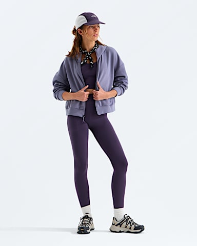 Womens Jaida FullZip Hooded Jacket TNF Grounded Plum HERO2
