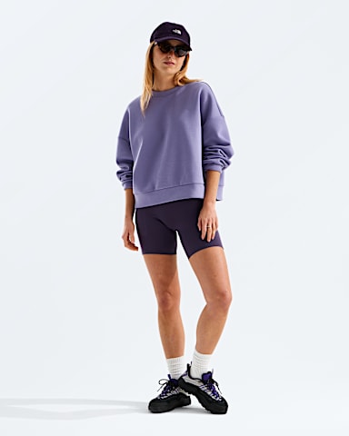 Womens Jaida Crew TNF Grounded Plum HERO2