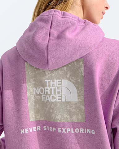 Womens Glacier Drift Regular Hoodie TNF Hushed Lavender HERO2