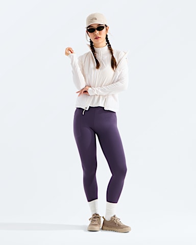 Womens Jaida Zip TNF White Dune Light Heather HERO2