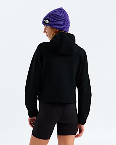 Chandail  capuchon  glissire un quart Jaida pour femmes TNF Noir TNF BACK