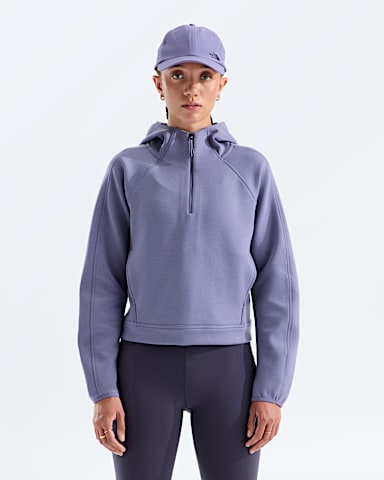 Chandail  capuchon  glissire un quart Jaida pour femmes TNF Prune Profond HERO