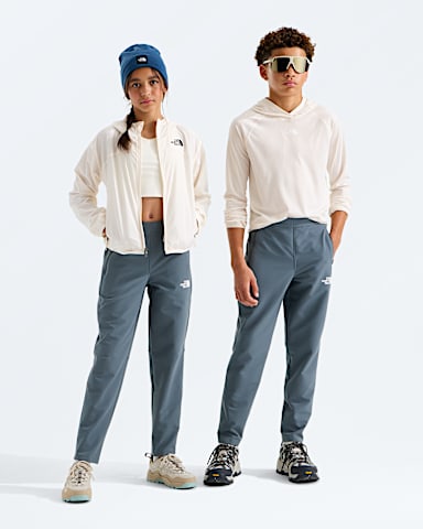 Boys  Girls Perlino Soft Shell Pants TNF Granite Grey Main