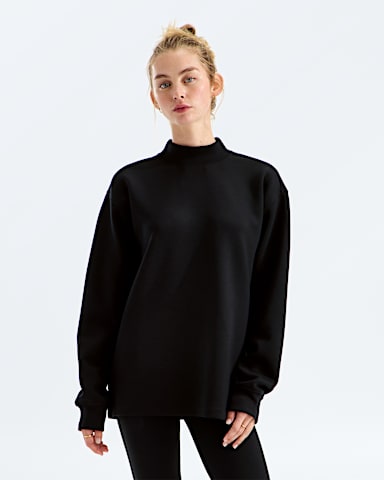 Womens Jaida Long Crew TNF TNF Black Main