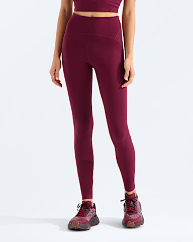 Womens Jaida Pocket Leggings27 TNF Burgundy Crush Main