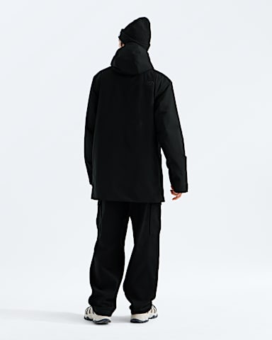 Mens TNF Range Lightweight Hooded Parka TNF TNF Black BACK