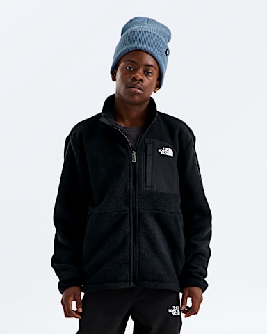 Boys Yumiori Off Peak FullZip Jacket TNF TNF Black HERO