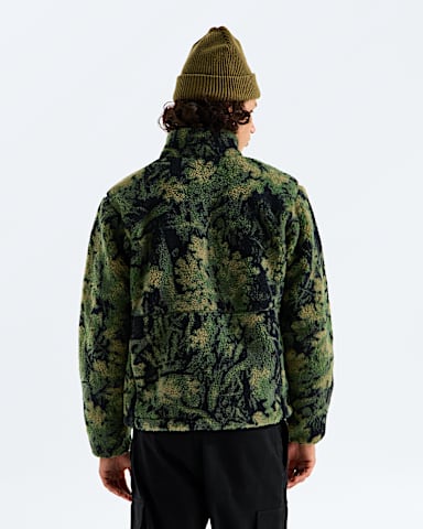 Mens Extreme Pile 2 FullZip JacketPrint TNF New Taupe Green Yosemite Oak PrintNew Taupe Green BACK