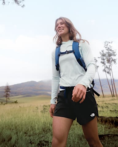 Womens Sunriser Hoodie TNF Opal Frost Main