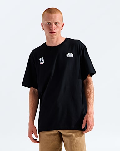 Unisex US Ski and Snowboard Relaxed ShortSleeve Tee TNF TNF Black HERO2