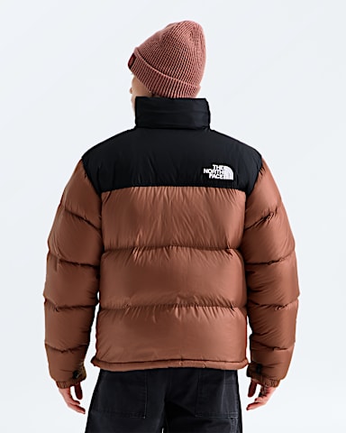 Mens 1996 Retro Nuptse Jacket TNF Copper SiltTNF Black BACK