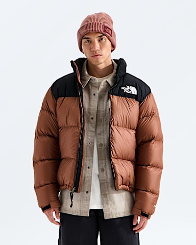 Mens 1996 Retro Nuptse Jacket TNF Copper SiltTNF Black Main