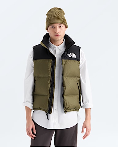 Mens 1996 Retro Nuptse Vest TNF Caraway SeedTNF Black Main