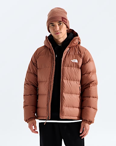 Mens Hydrenalite Down Hoodie TNF Copper Silt Main