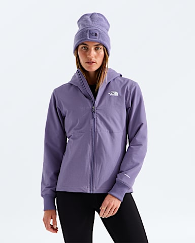 Womens Shelbe Raschel Hoodie TNF Grounded Plum Main