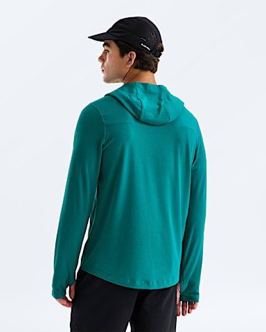 Mens Adventure Sun Hoodie TNF Restorative Teal BACK