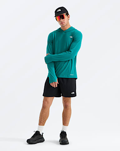 Mens Adventure Sun Hoodie TNF Restorative Teal HERO2