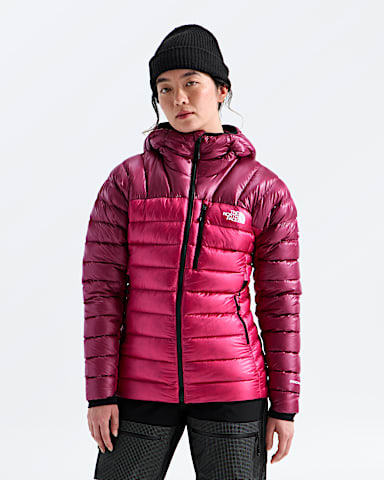 Womens Summit Series Breithorn Hoodie TNF Lali Guran  Burgundy Crush HERO