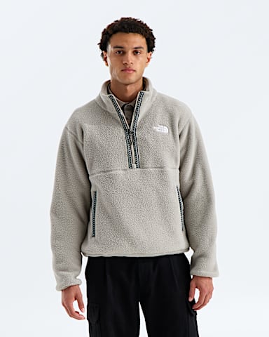 Mens TNF Fleeski Zip Pullover TNF Stone Slab Main