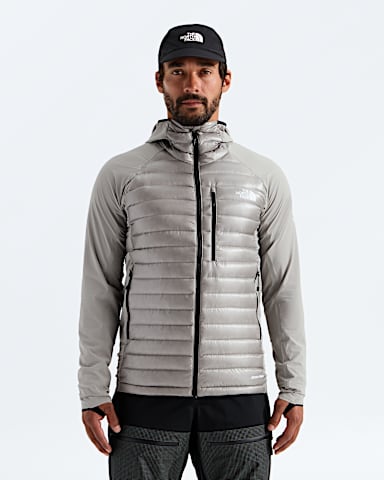 Mens Summit Series Breithorn LT Hybrid Hoodie TNF Stone Slab HERO