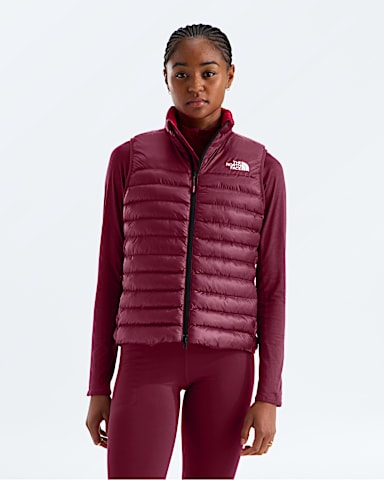 Womens Terra Peak Vest TNF Burgundy CrushLali Guram Main