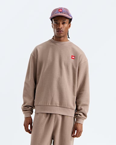 Chandail ras du cou TNF Red Box pour hommes TNF Grenat HERO