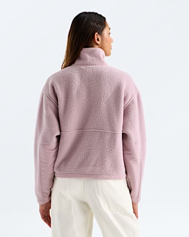 Womens Yumiori Off Peak Zip Jacket TNF Metal Pink BACK