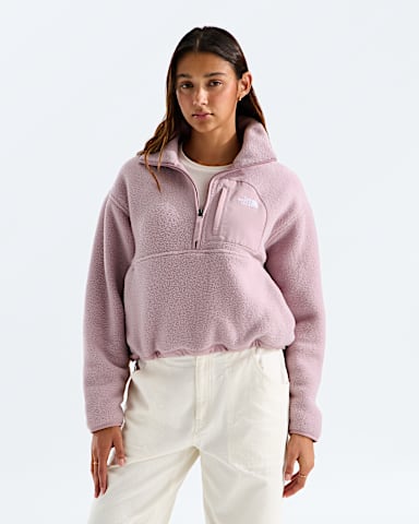 Womens Yumiori Off Peak Zip Jacket TNF Metal Pink HERO