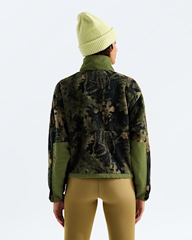 Womens Yumiori Off Peak Zip JacketPrint TNF Woodland Green Yosemite Oak Print BACK