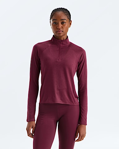 Womens Jaida Zip TNF Burgundy Crush Light Heather Main
