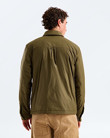 Mens Open Range Insulated LongSleeve Shirt TNF Caraway Seed BACK
