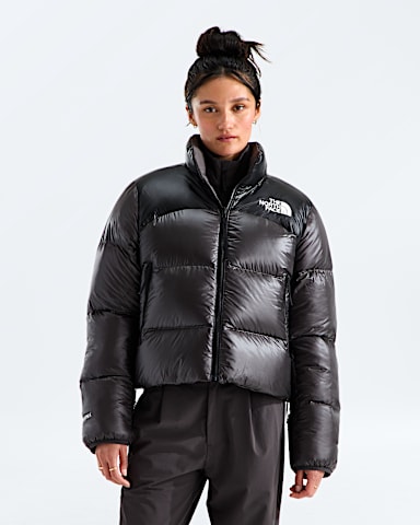 Manteau rversible Pertex Nuptse pour femmes TNF VERT ESTRAN LUSTRVERT BASTILLE HEROREV