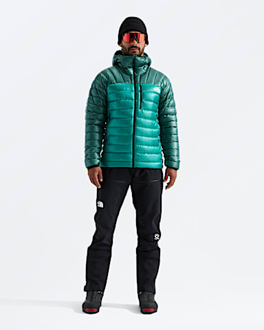Mens Summit Series Breithorn Hoodie TNF Restorative Teal  Pacific Teal HERO2