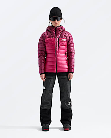 Womens Summit Series Breithorn Hoodie TNF Lali Guran  Burgundy Crush HERO2