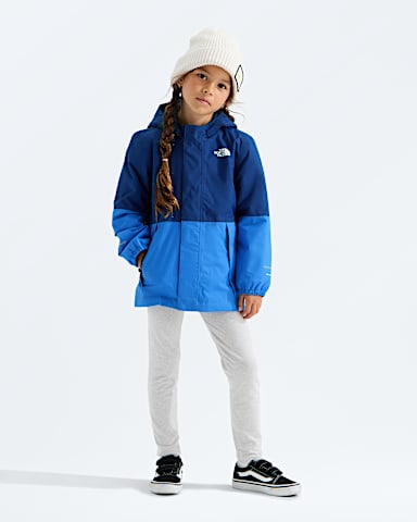 Kids Warm Antora Rain Jacket TNF Bold BlueActive Blue HERO3