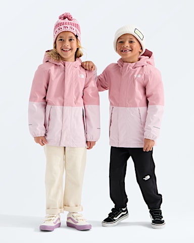 Manteau impermable Warm Antora pour enfants TNF PrimrosePale Blossom HERO