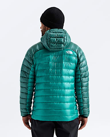 Mens Summit Series Breithorn Hoodie TNF Restorative Teal  Pacific Teal BACK