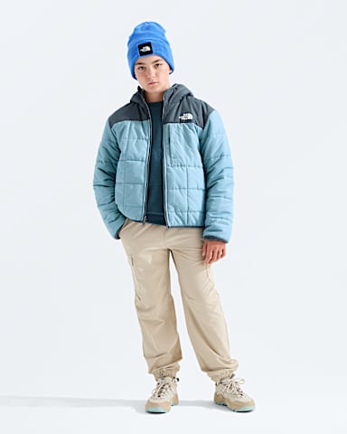 Veste rversible Shasta fermeture clair pour garons TNF Sarcelle pleGris granit HERO2