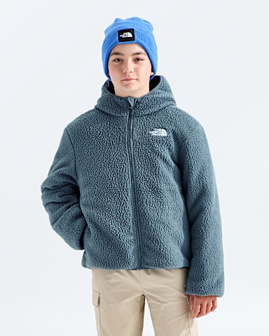 Veste rversible Shasta fermeture clair pour garons TNF Sarcelle pleGris granit HEROREV