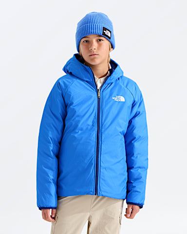 Boys Reversible Perrito Hooded Jacket TNF Bold Blue HEROREV