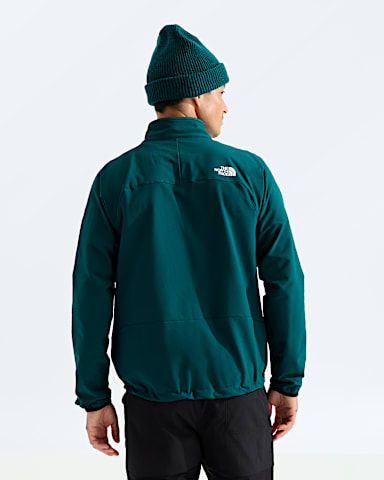Mens Tek Approach Jacket TNF Pacific Teal BACK