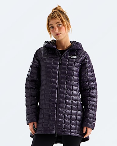 Womens THERMOBALL Hooded Parka TNF Endless Dusk Main