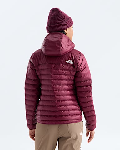Chandail capuchon Terra Peak pour femmes TNF Bordeaux IntenseLali Guram BACK