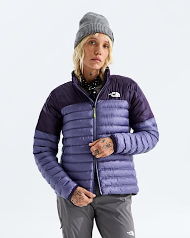 Womens Terra Peak Jacket TNF Endless DuskGrounded Plum Main